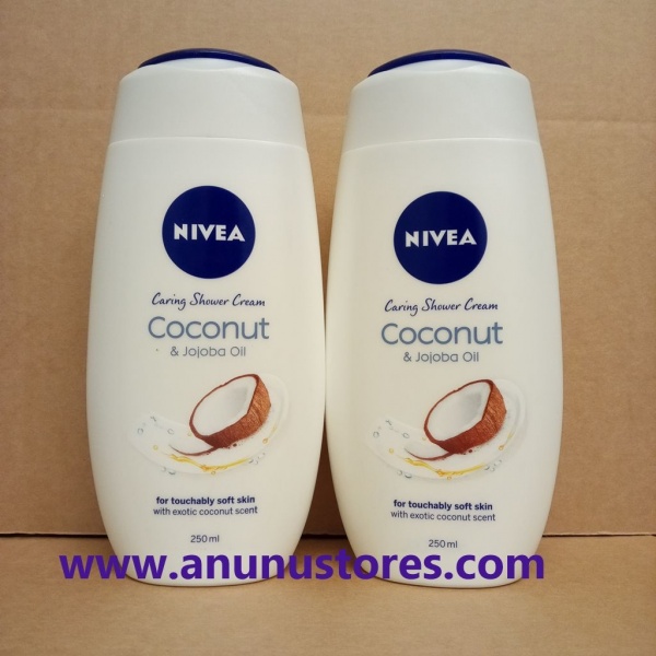 Nivea Coconut  & Jojoba Oil Caring Shower Cream -  2 x 250ml