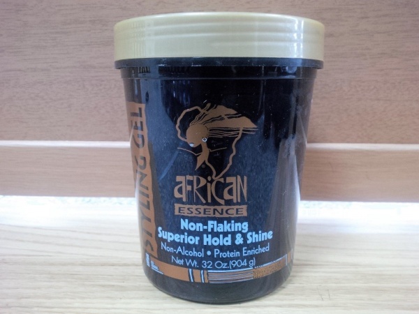 African Essence Non-Flaking Styling Gel Black (Protein)