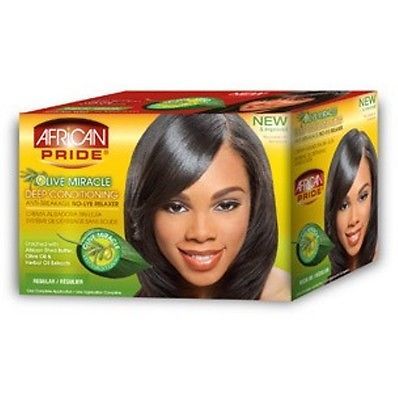 African Pride Olive Miracle No-Lye Hair Relaxer