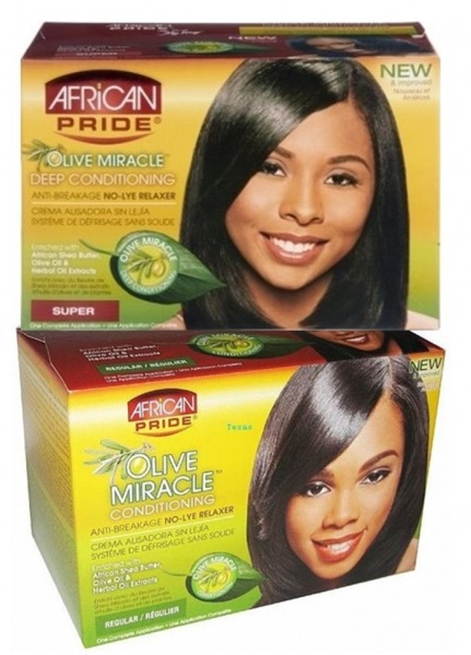 African Pride Olive Miracle No-Lye Hair Relaxer