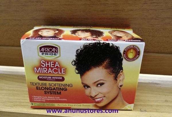 African Pride Shea Butter Miracle Texture Softening Elongating System