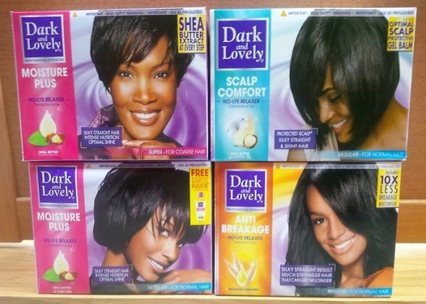 Dark & Lovely No Lye Moisture Plus Hair Relaxer Kits