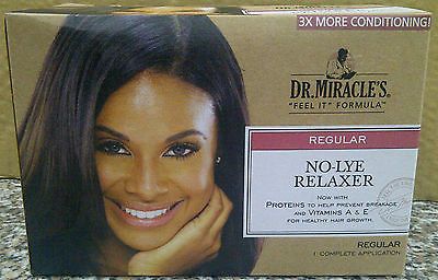 Dr Miracle's ''Feel It'' Formula No-Lye Hair Relaxer Kits