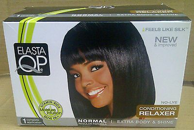 Elasta QP No-lye Conditioning Creme Hair Relaxer Kits