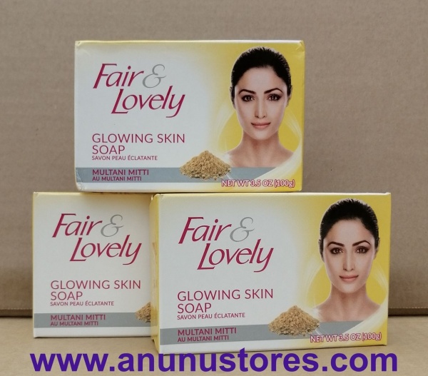Fair & Lovely Glowing Skin Soap Multani Mitti - 3 x 100g