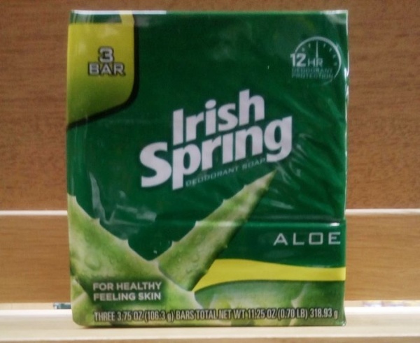 Irish Spring Aloe Bar Soap -3 Bars