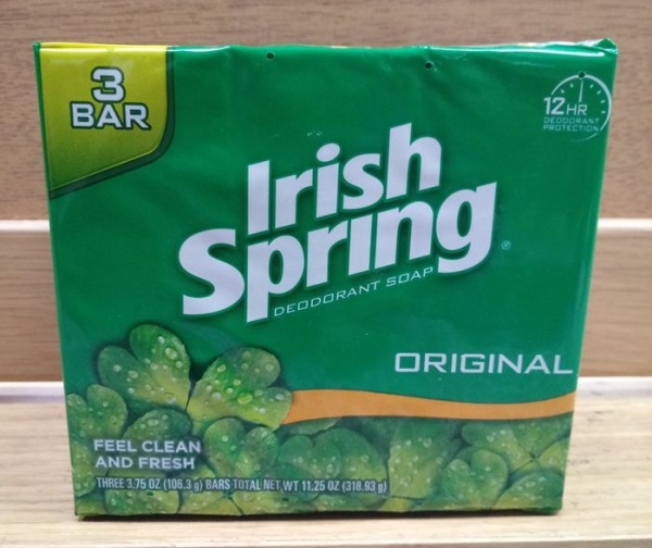 Irish Spring Original Deodorant Soap Bar -  3 Bars