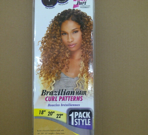 Kanubia Easy5 Brazilian Style Curl Natural Bohemian - 4Pcs 18'' 20'' 22'' + Closure