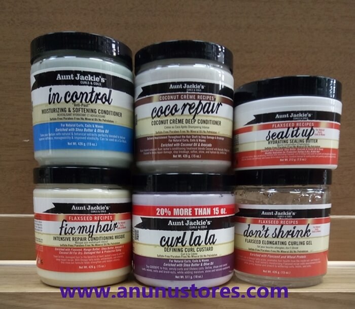 Aunt Jackies Curl & Coils Hair Products