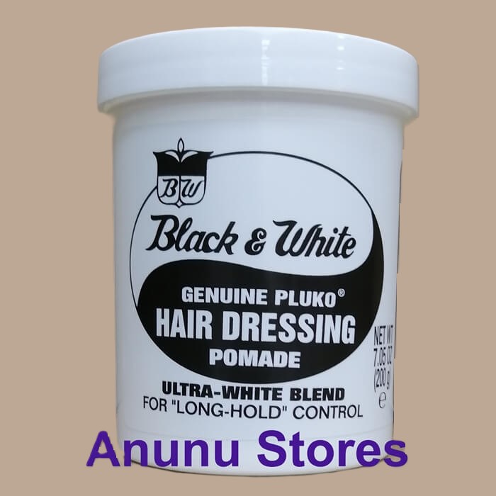 Black and White Genuine Pluko Hairdressing Pomade - 200ml Black and White Genuine Pluko Hairdressing Pomade - 200ml
