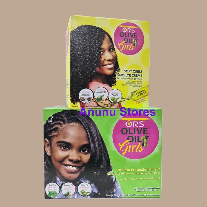 Crème Texturisante ORS Olive Oil Girls - Sans Soude, Pour Adoucir Les Cheveux Bouclés, Neuf
