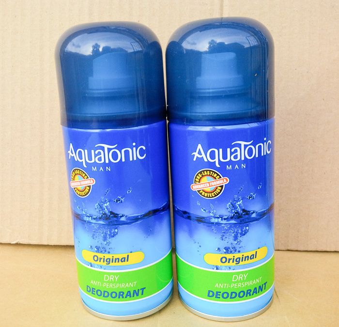 AquaTonic Man Deodorising Body Spray - 2 x 150ml