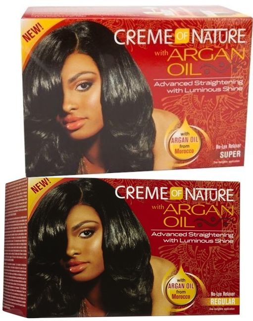 Creme Of Nature Argan Oil No-Lye Hair Relaxer Kit