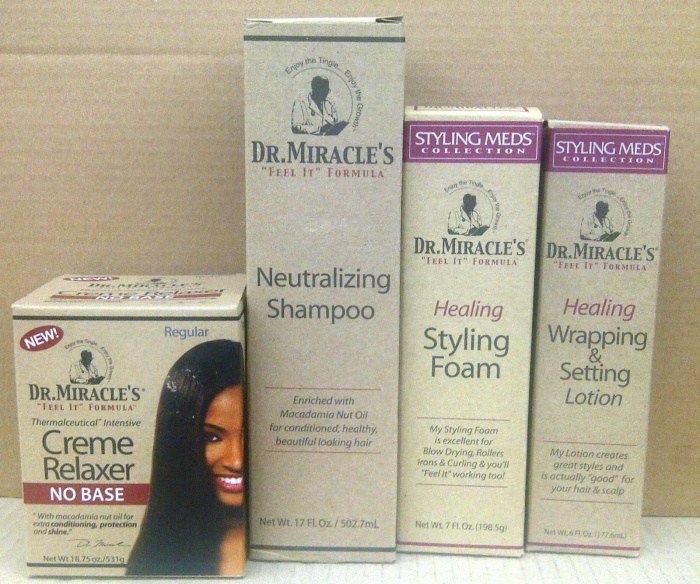 Dr Miracle's No Base Creme Relaxer Hair Products