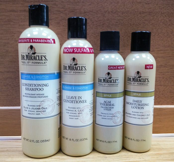 Dr Miracle's Shampoo Conditioning Hair Products