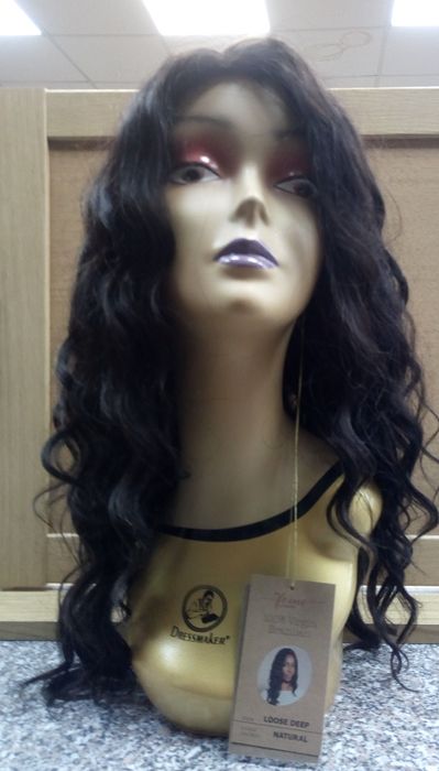 Feme 100% Virgin Brazilian Loose Deep Wig 22'' Natural