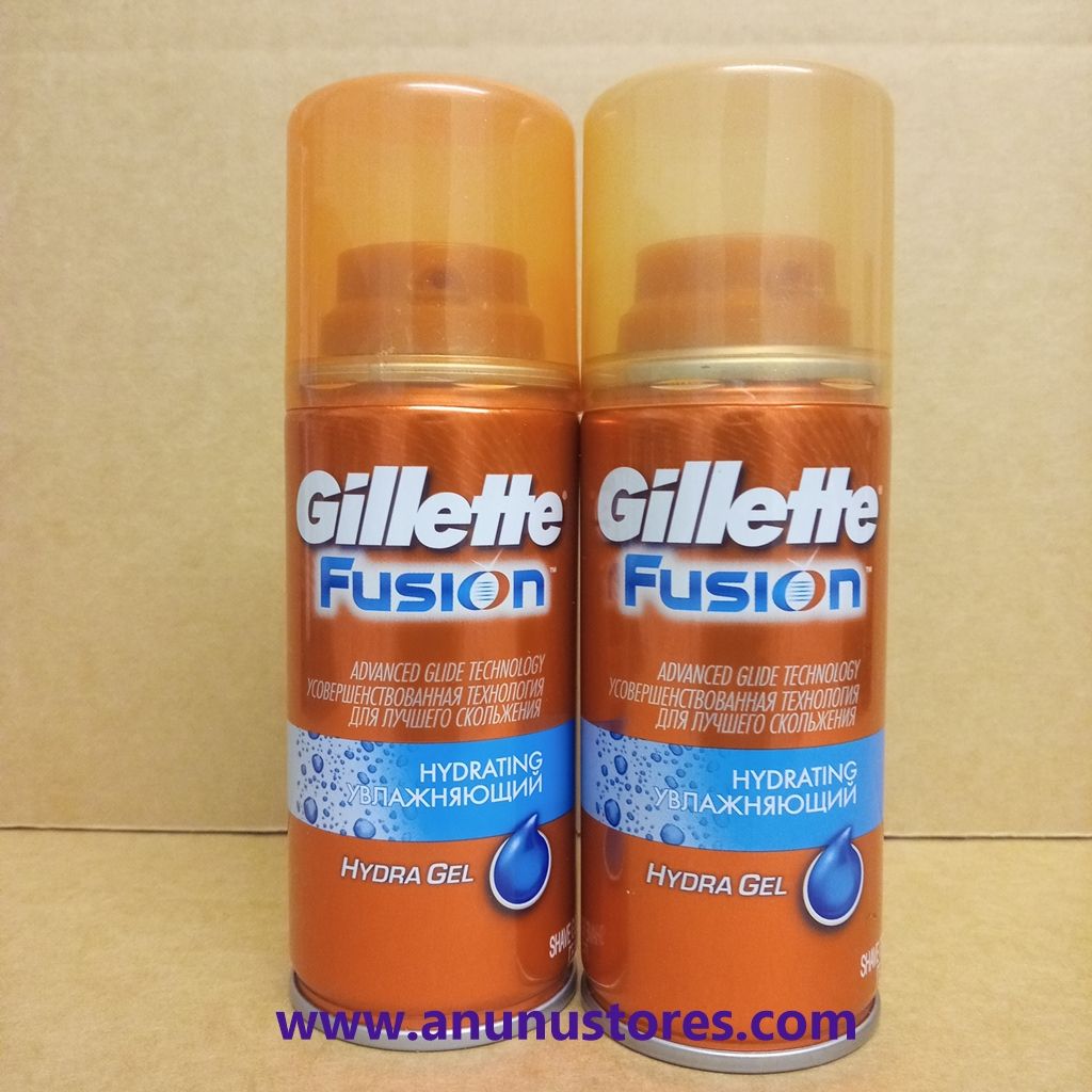 Gillette Fusion Hydrating Hydra Shave Gel - 2 x 75ml