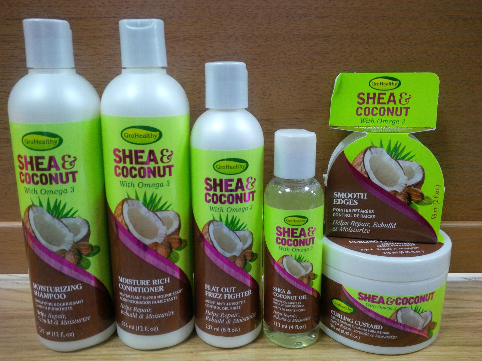 GroHealthy Shea & Coconut Natural Hair Products