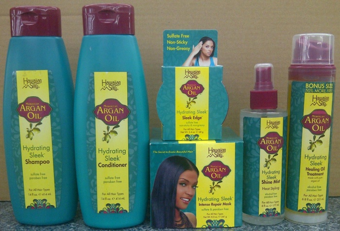 Hawaiian Silky Moroccan Argan Oil Hair Styling Products