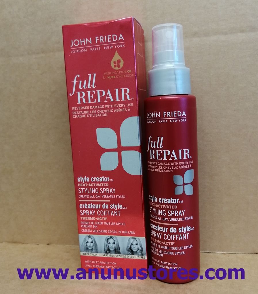 John Frieda Full Repair Heat Activated Styling Spray -100ml John Frieda Full Repair Heat Activated Styling Spray -100ml