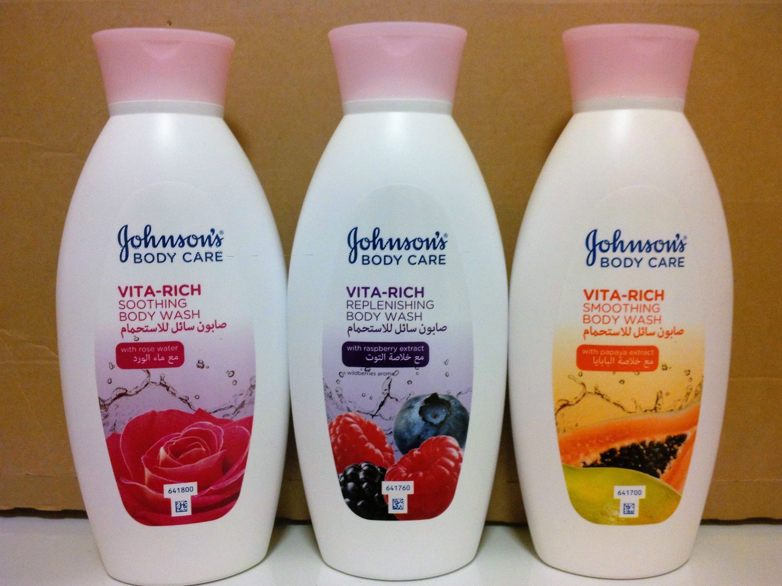 Johnsons Body Vita-Rich Body Washes -  400ml