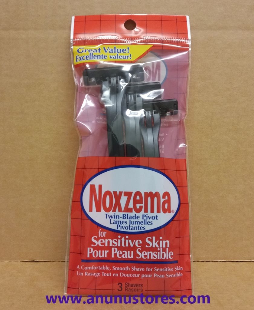 Noxzema Twin Blade Pivot For Sensitive Skin Disposable Razor