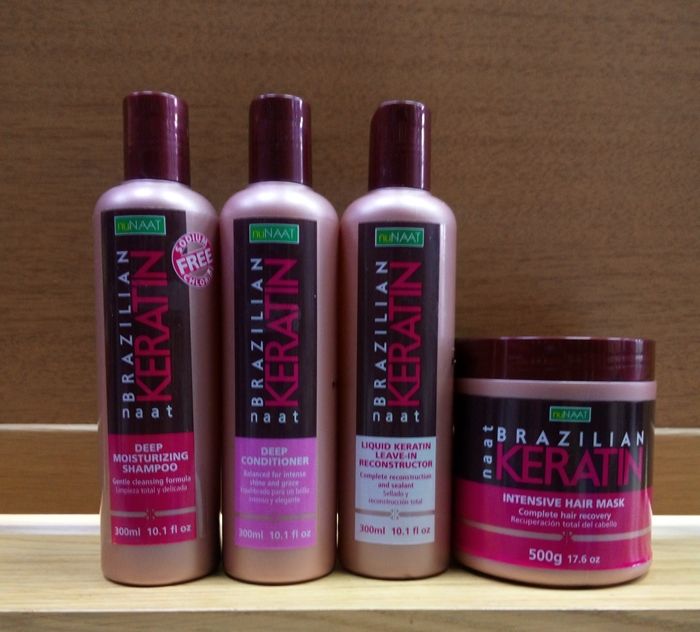 NuNaat  NAAT Brazilian Keratin Hair Care Products