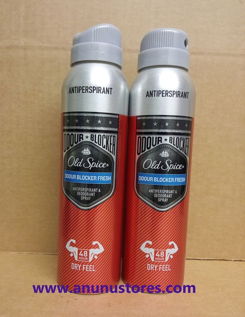 Old Spice Deodorant Odour Blocker Body Spray Fresh - 2x