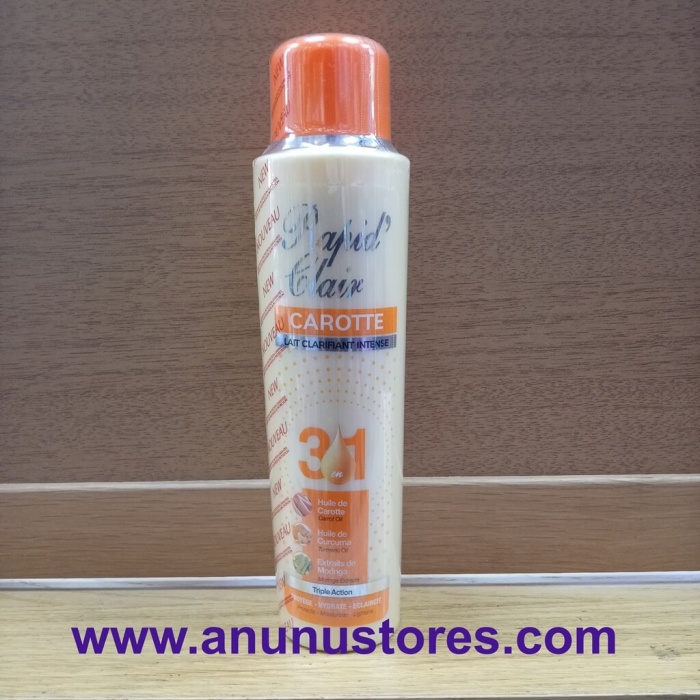 Rapid Clair 3 in 1 Carotte Clarifying Carotte Body Milk - 500ml