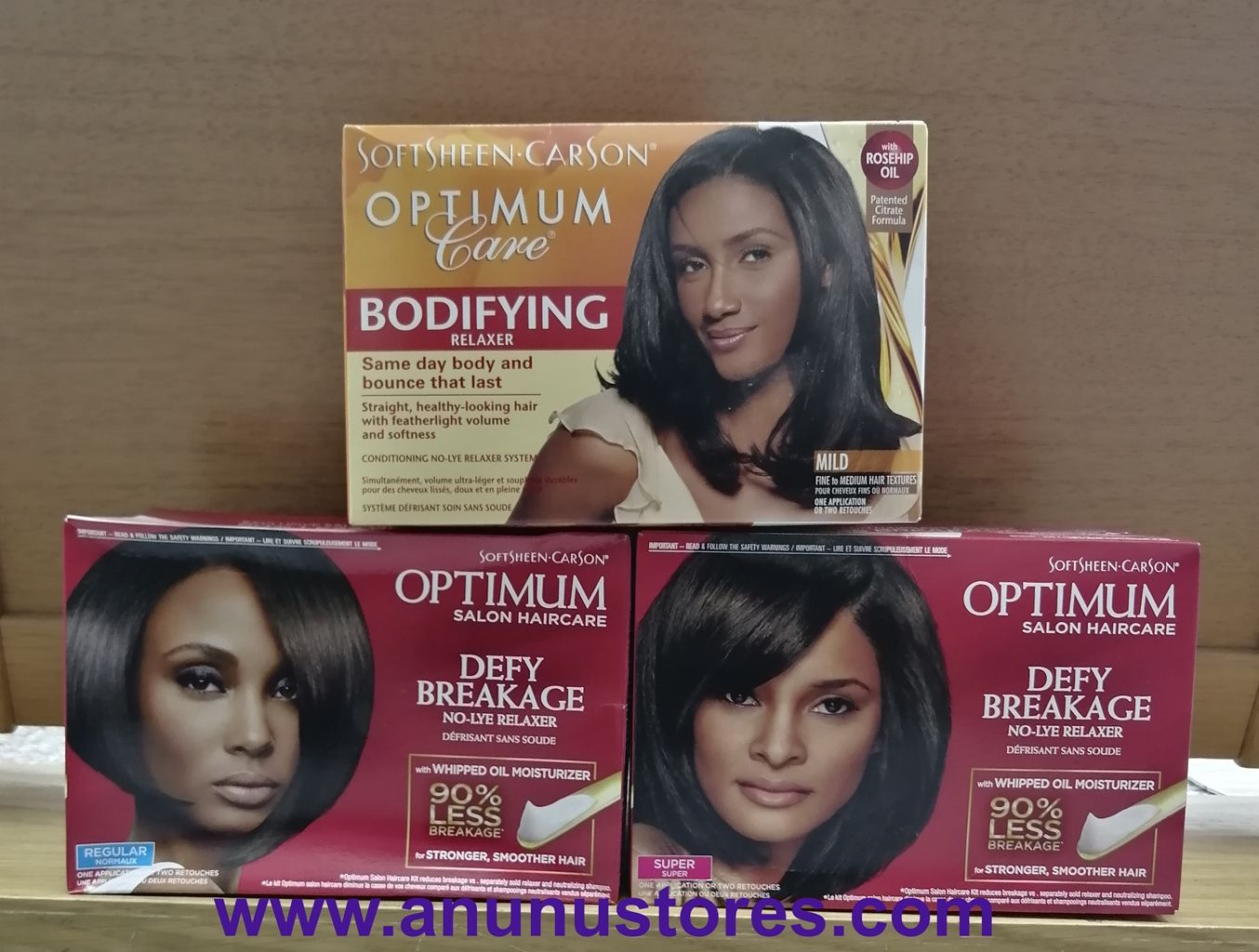 Softsheen Carson Optimum Defy Breakage No Lye Hair Relaxer Kits