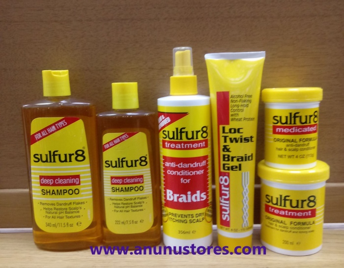 Sulfur8  Original Formula Anti Dandruff Hair Products