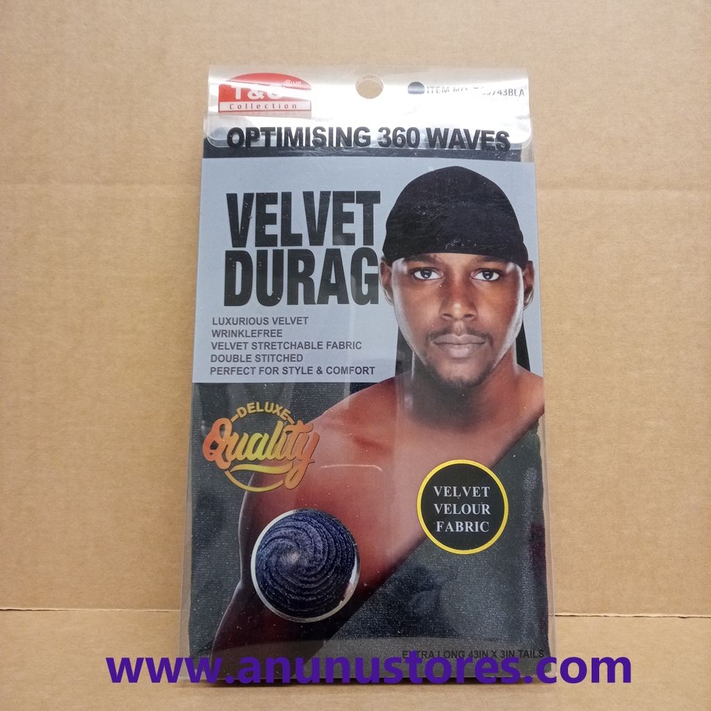 T & G Optimising 360 Waves Velvet Durag