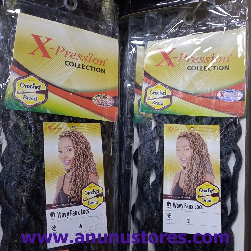 X-Pression Wavy Faux Locs - 16''