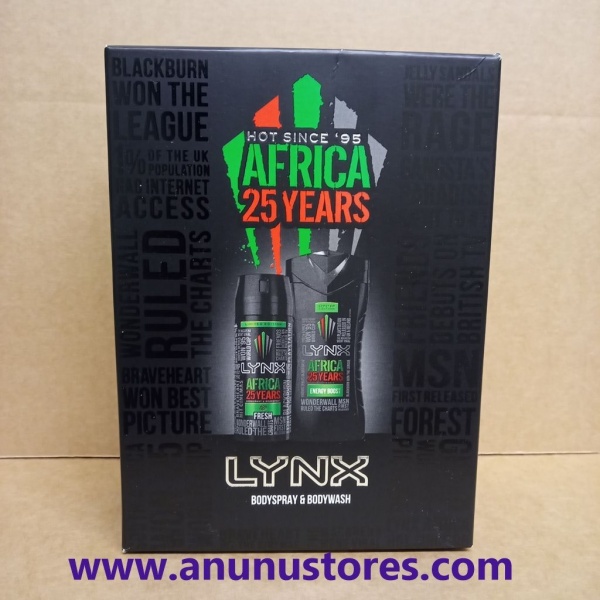 Lynx Africa Duo Gift Set - Body Spray & Body Wash