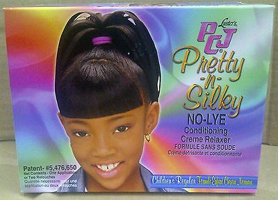 PCJ Pretty n Silky No Lye Conditioning Hair Relaxer Kit