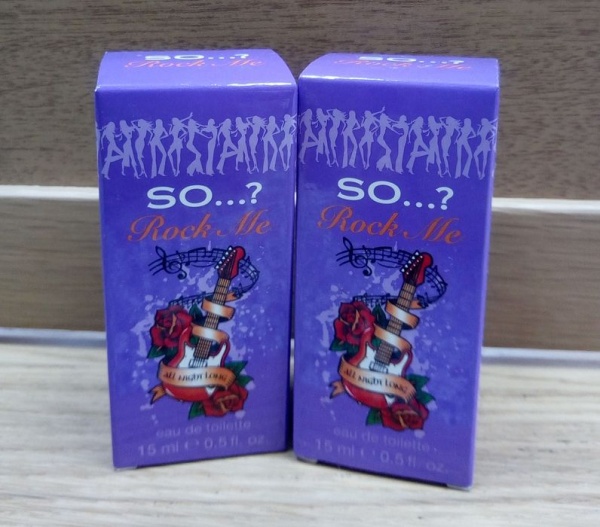 So...? Rock Me  Eau De Toilette Perfume - 2 x 15ml