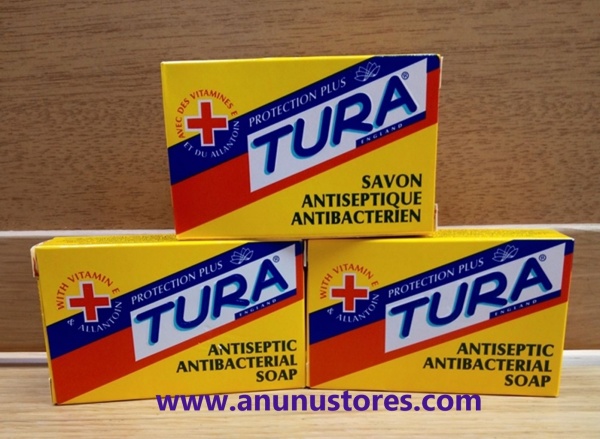Tura Protection Plus Antiseptic Antibacterial Soap  - 3 x 75g