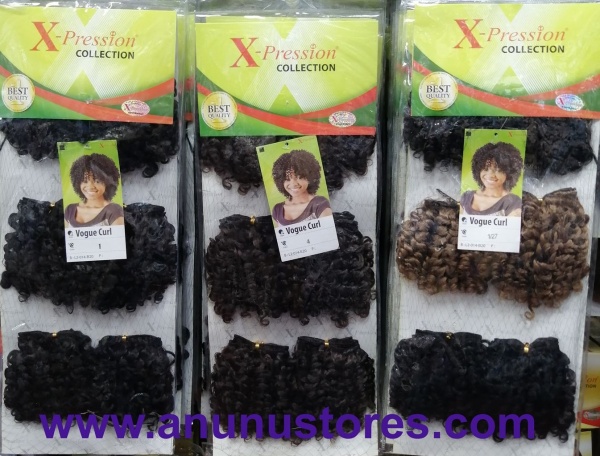 X-Pression Vogue Curls Hair Weave - 11''